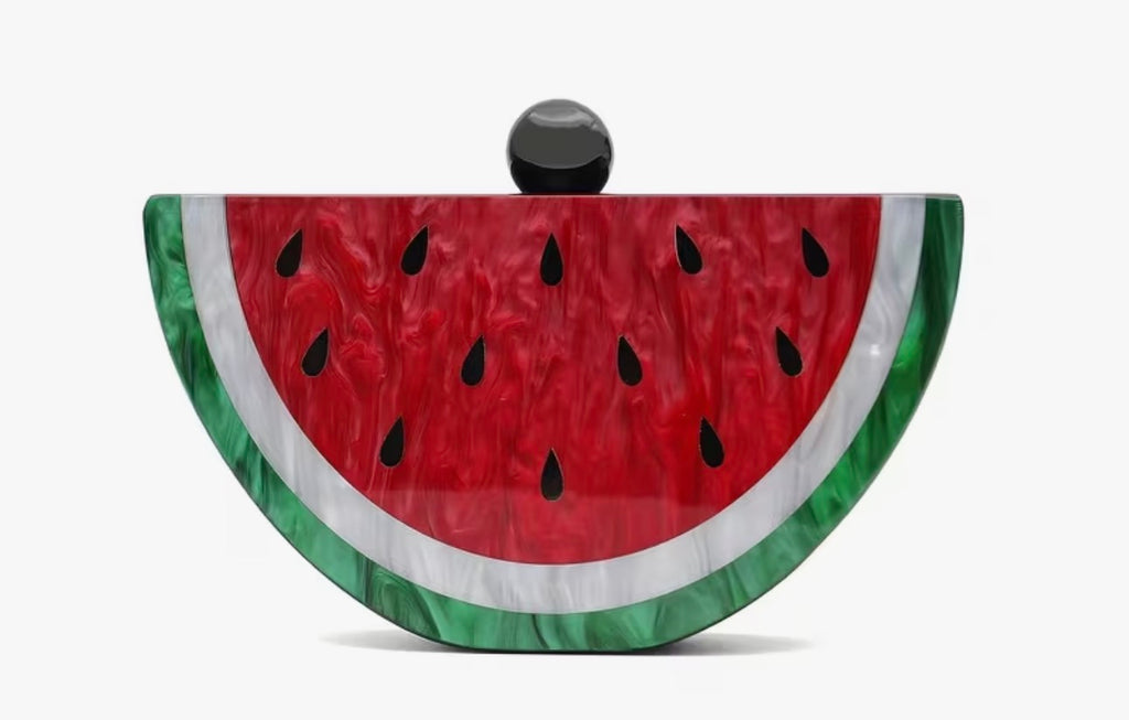 Watermelon Slice Clutch