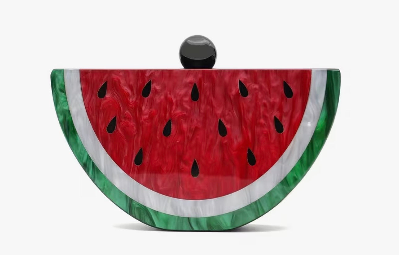 Watermelon Slice Clutch