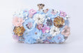 Enchanted Floral Crystal Clutch